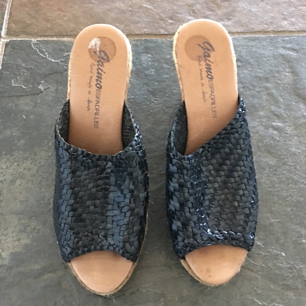 GAIMO Wedge Platform Espadrilles SZ 37